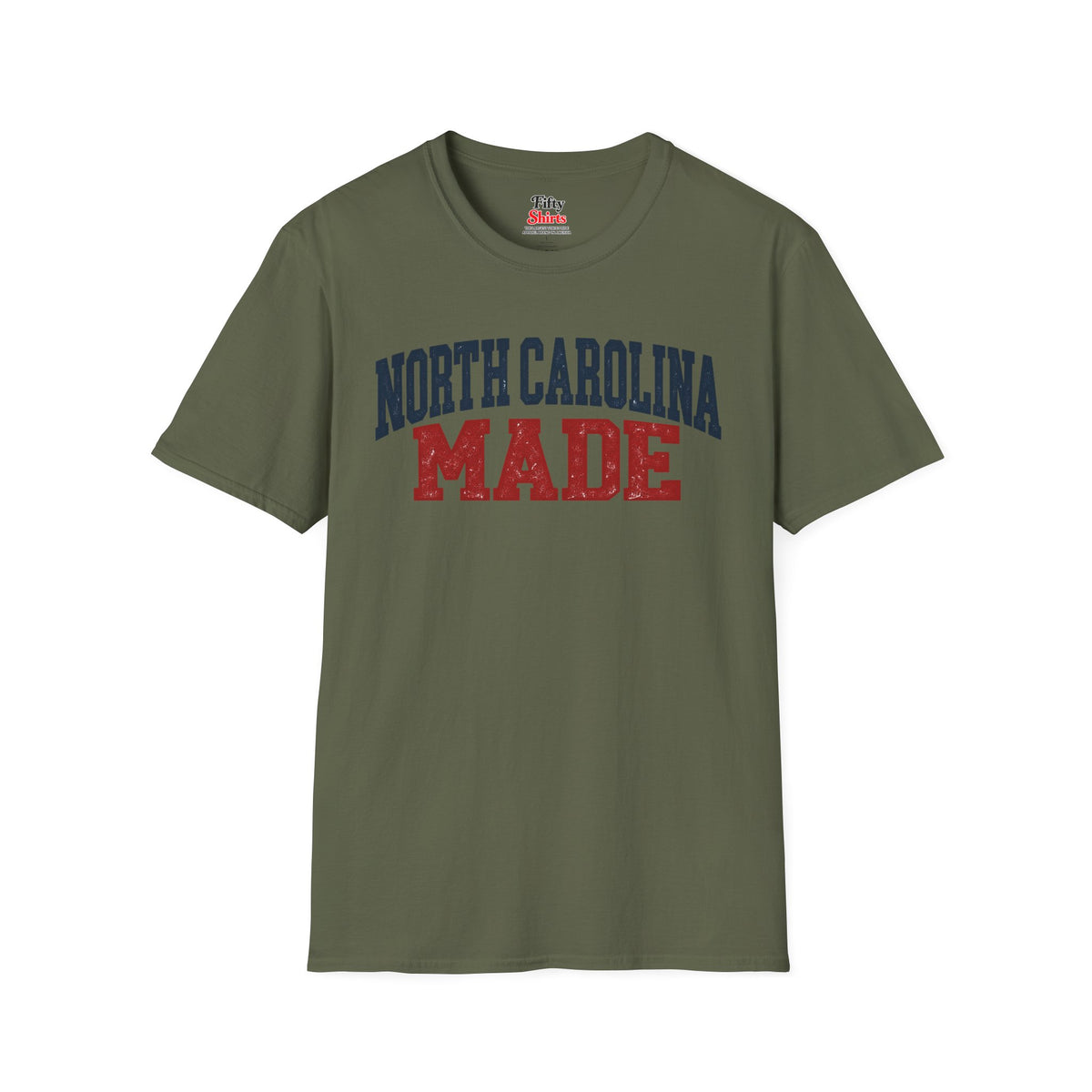 North Carolina Made Unisex Softstyle T Shirt State Name Graphic Tee