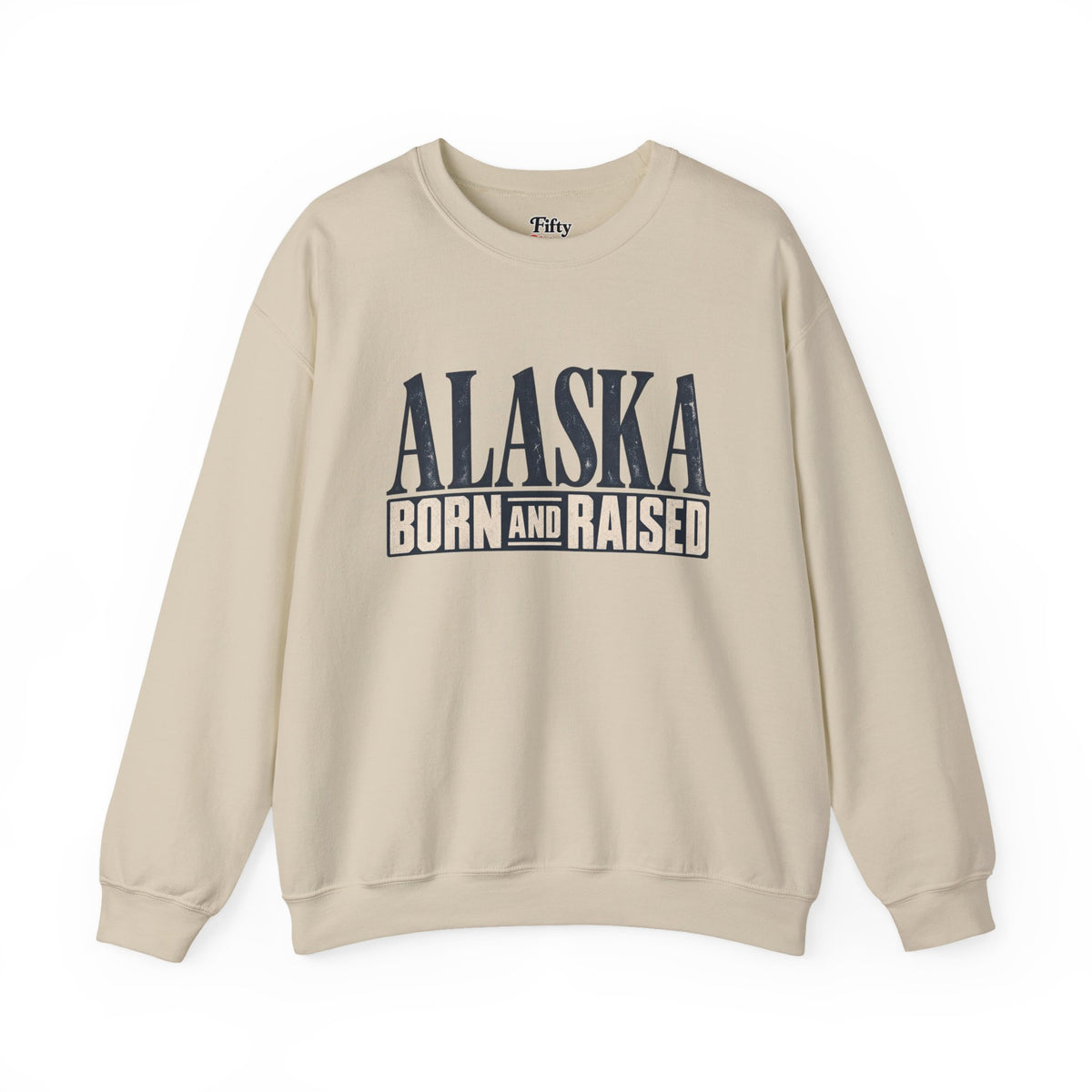 Alaska Born and Raised Premium Heritage Unisex Sweatshirt Graphic