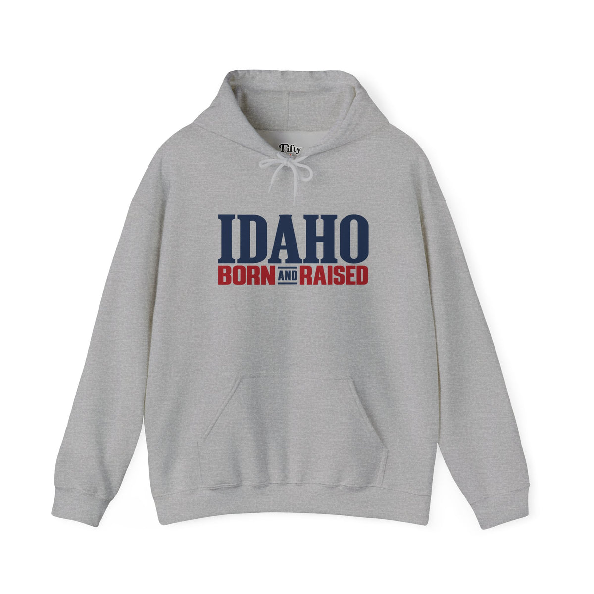 Idaho Born and Raised Premium Heritage Unisex Hoodie Graphic