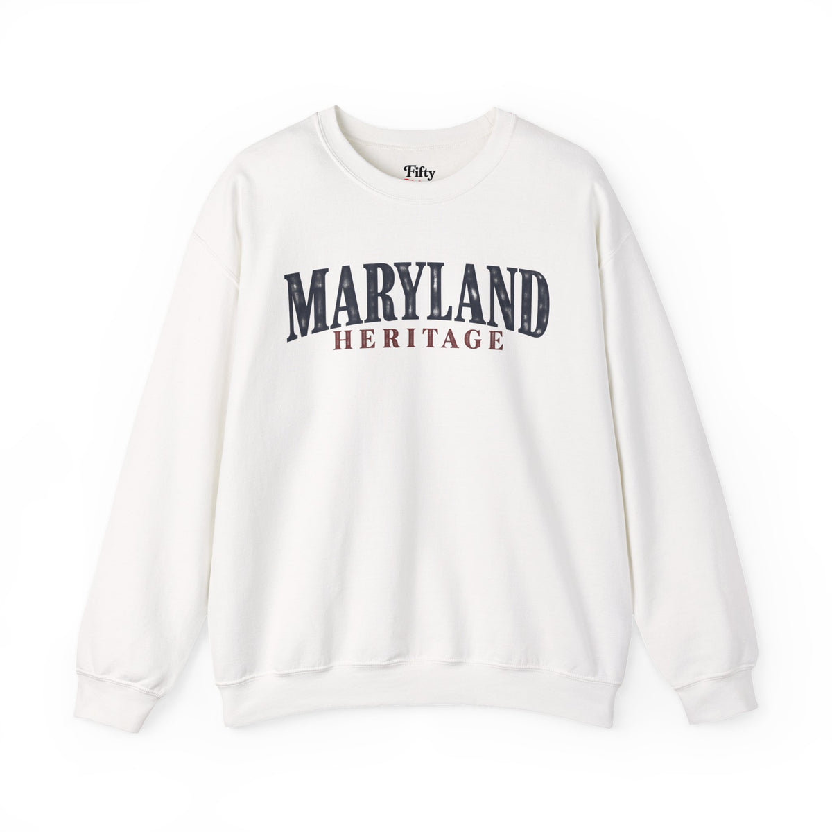 Maryland Heritage Unisex Crewneck Sweatshirt State Name Graphic