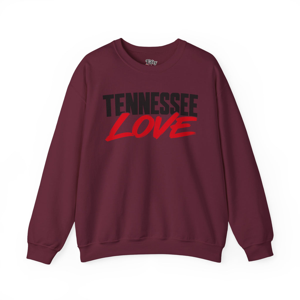 Tennessee Love Unisex Crewneck Sweatshirt State Name Graphic
