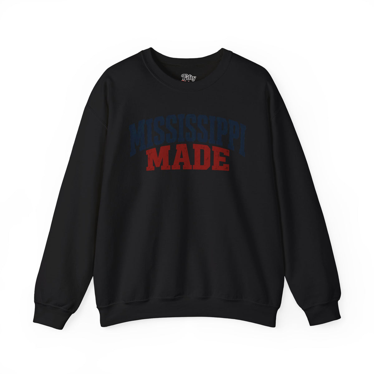 Mississippi Made Unisex Crewneck Sweatshirt State Name Graphic