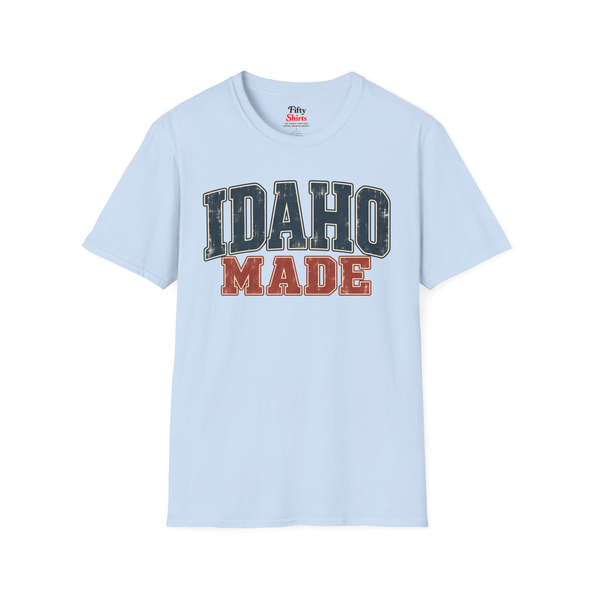 Idaho Made Unisex Softstyle T Shirt State Name Graphic Tee