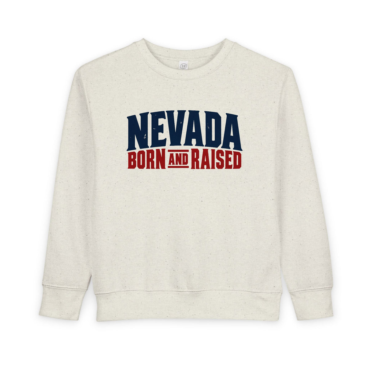 Nevada Born and Raised Modern Streetwear Unisex Toddler Sweatshirt