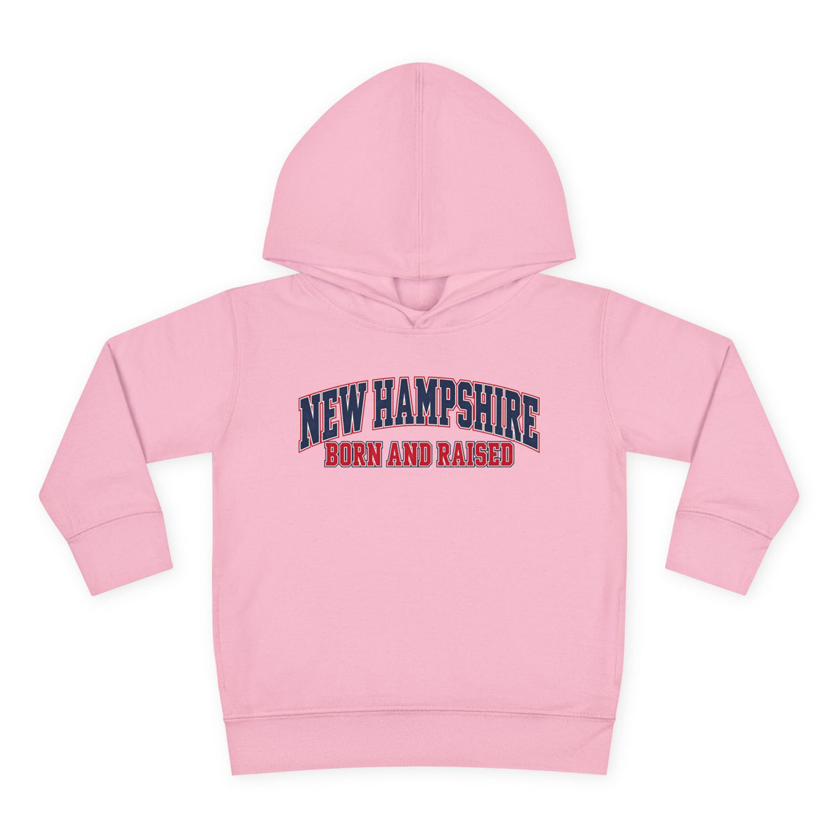 New Hampshire Born and Raised Premium Collegiate Unisex Pullover Fleece Hoodie
