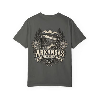 Arkansas Southern Roots Unisex Comfort Color 1717 Streetwear Graphic Tee