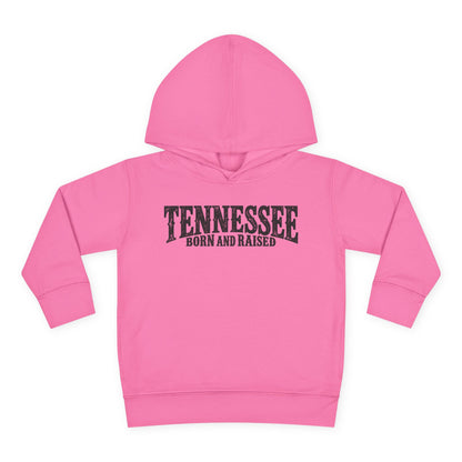 Tennessee Born and Raised Southern Heritage Unisex Toddler Pullover Fleece Hoodie