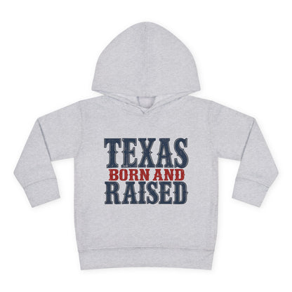 Texas Born and Raised Classic Heritage Unisex Toddler Pullover Fleece Hoodie