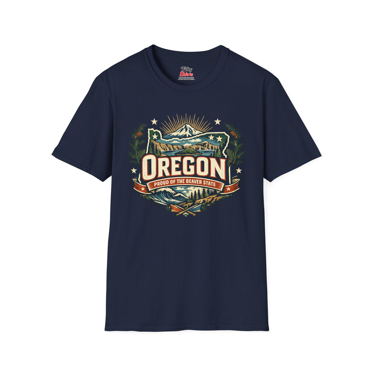 Oregon State Pride Unisex Softstyle T Shirt State Pride Graphic Tee Collections FS03