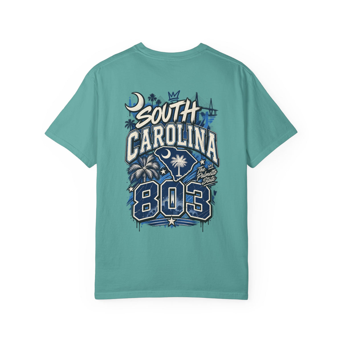 South Carolina 803 Unisex Comfort Color 1717 Streetwear Graphic Tee