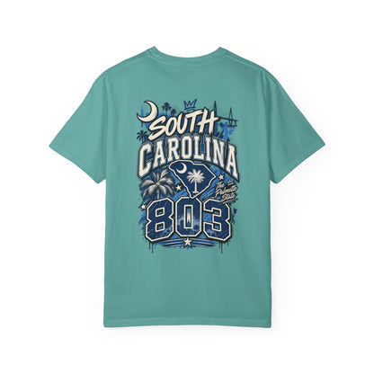 South Carolina 803 Unisex Comfort Color 1717 Streetwear Graphic Tee
