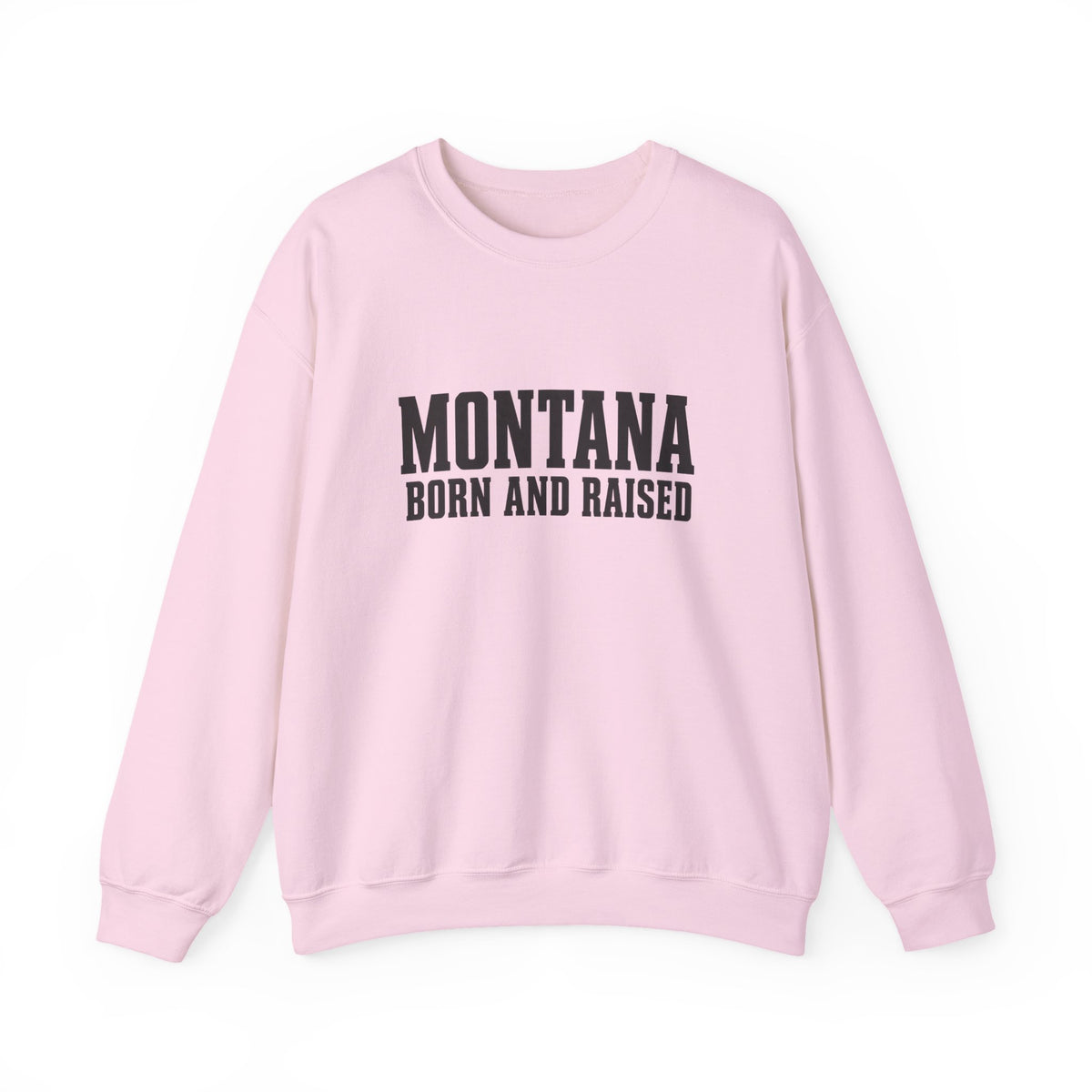 Montana Born and Raised Minimal Heritage Unisex Sweatshirt Graphic