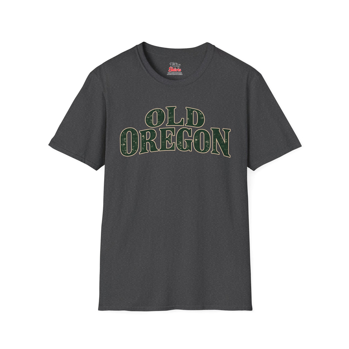 Old Oregon Unisex Softstyle T Shirt State Name Graphic Tee
