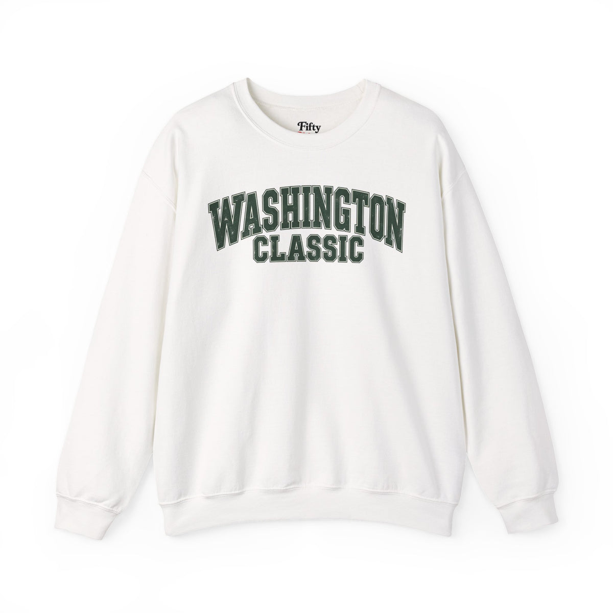 Washington Classic Unisex Crewneck Sweatshirt State Name Graphic
