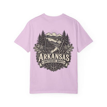 Arkansas Southern Roots Unisex Comfort Color 1717 Streetwear Graphic Tee