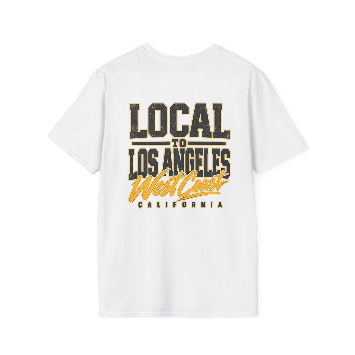Local to Los Angeles West Coast California Unisex Softstyle Graphic Tee