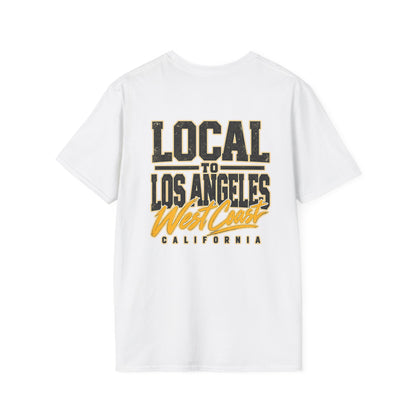 Local to Los Angeles West Coast California Unisex Softstyle Graphic Tee