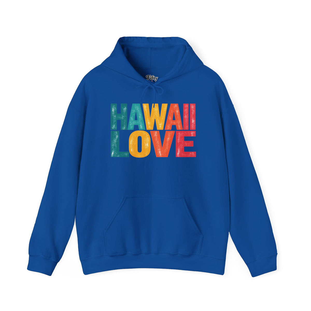 Hawaii Love Unisex Hoodie State Name Graphic