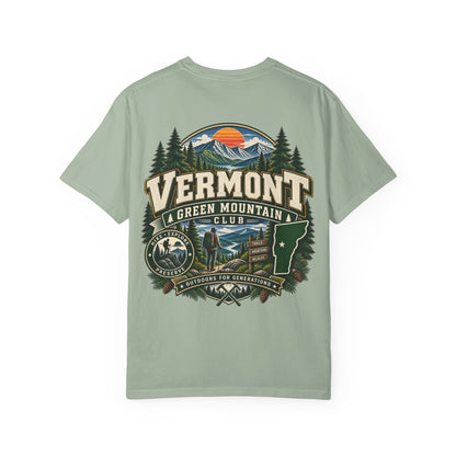 Vermont Green Mountain Club Unisex Comfort Color 1717 Streetwear Graphic Tee