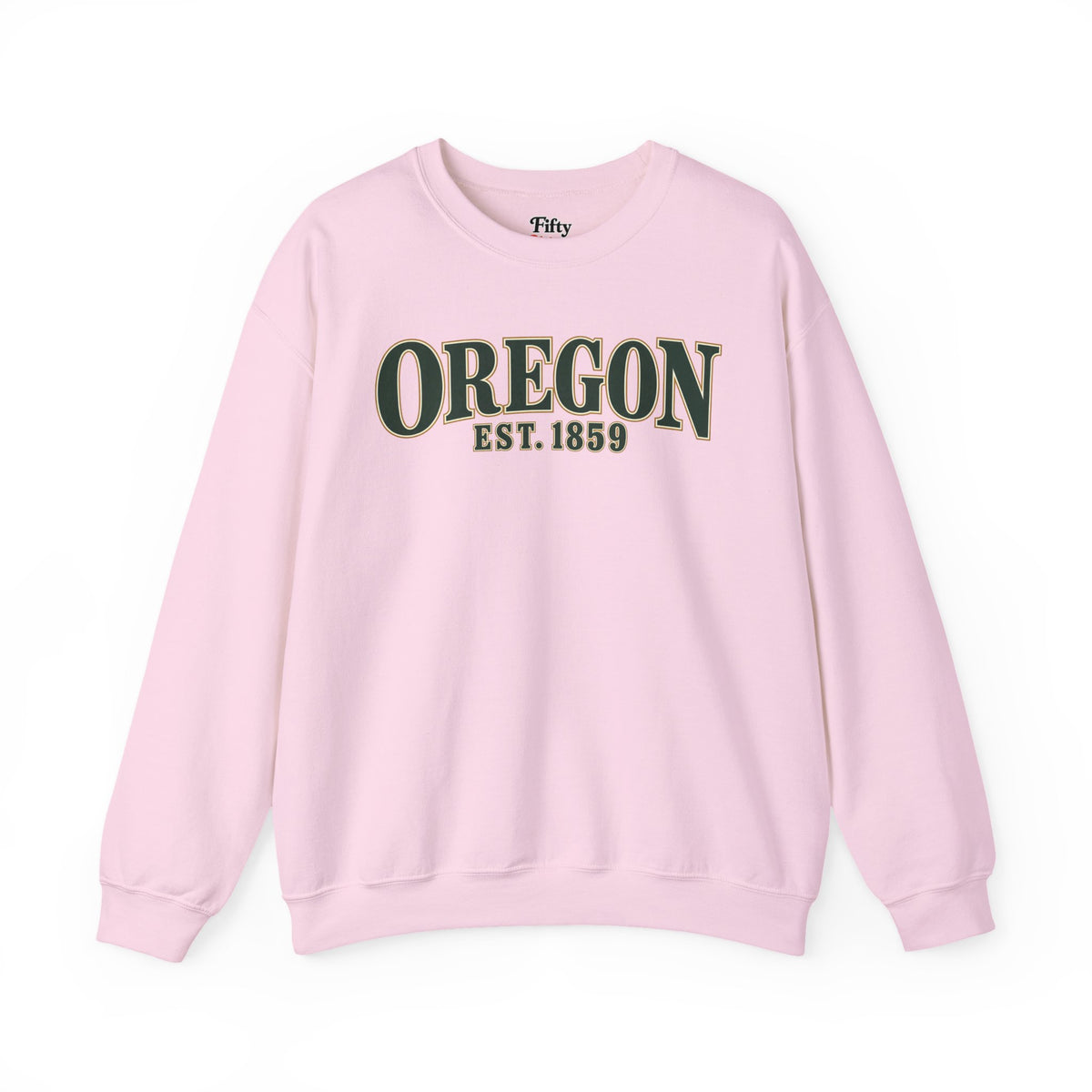 Oregon EST 1859 Unisex Crewneck Sweatshirt State Name Graphic