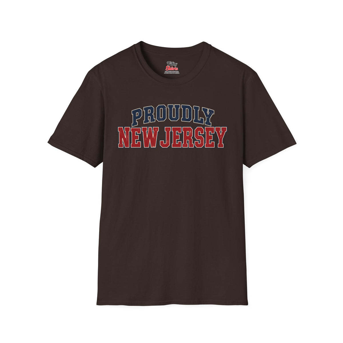 Proudly New Jersey Unisex Softstyle T Shirt State Name Graphic Tee
