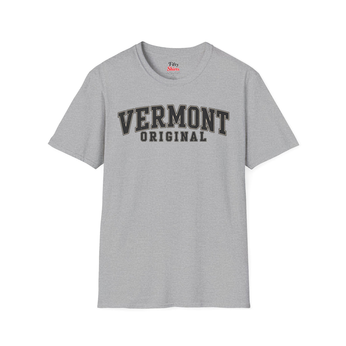 Vermont Original Unisex Softstyle T Shirt State Name Graphic Tee
