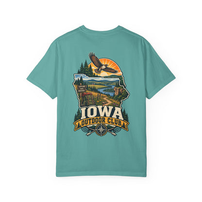 Iowa Outdoor Club Unisex Comfort Color 1717 Streetwear Graphic Tee