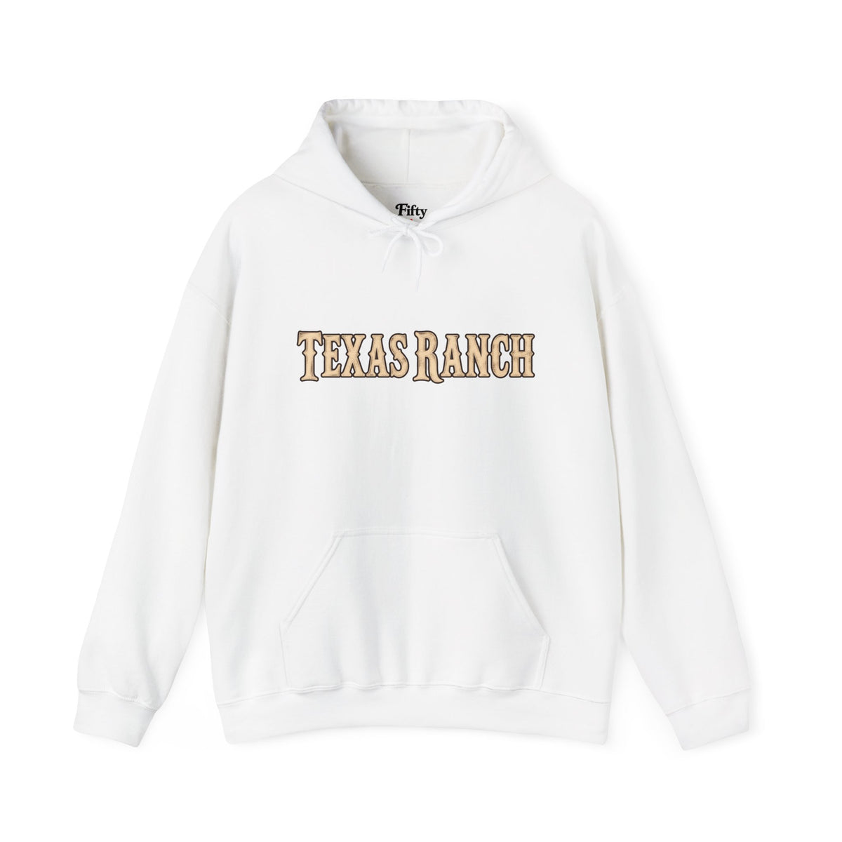 Texas Ranch Unisex Hoodie State Name Graphic