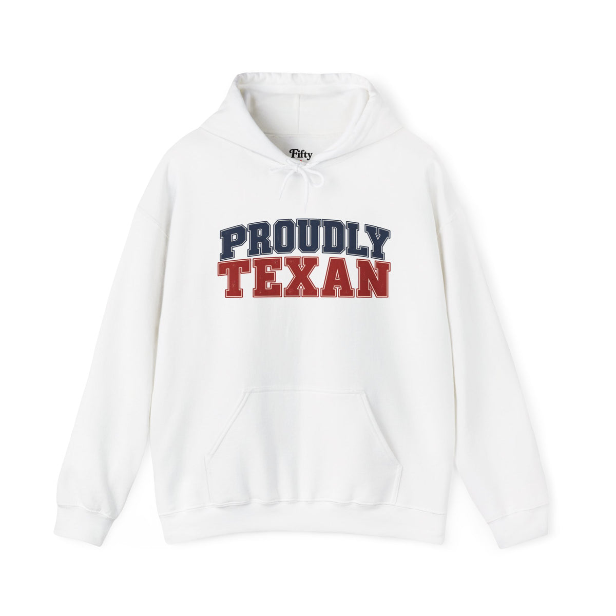 Proudly Texan Texas Unisex Hoodie State Name Graphic