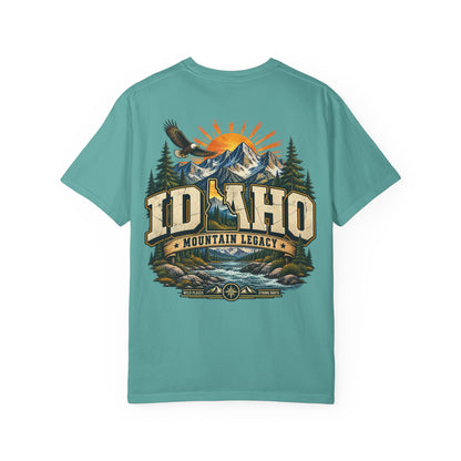 Idaho Mountain Legacy Unisex Comfort Color 1717 Streetwear Graphic Tee