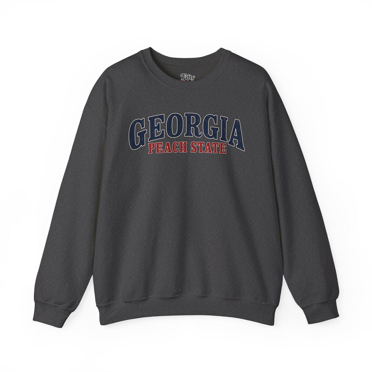 Georgia Peach State Unisex Crewneck Sweatshirt State Name Graphic