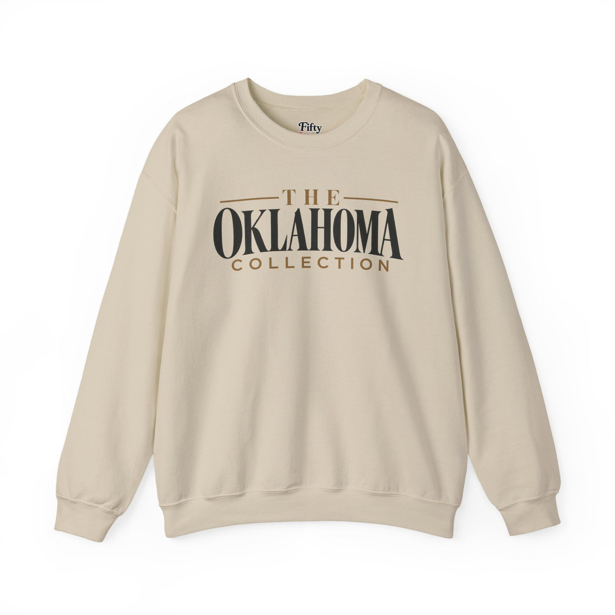 The Oklahoma Collection Unisex Crewneck Sweatshirt State Name Graphic