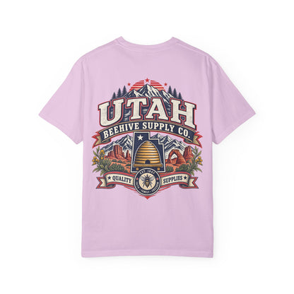 Utah Beehive Supply Co Unisex Comfort Color 1717 Streetwear Graphic Tee