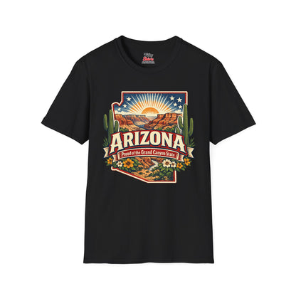 Arizona State Pride Unisex Softstyle T Shirt State Pride Graphic Tee Collections FS03