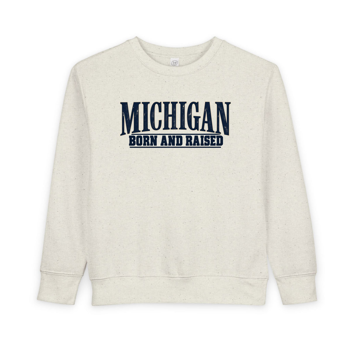 Michigan Born and Raised Premium Heritage Unisex Toddler Sweatshirt