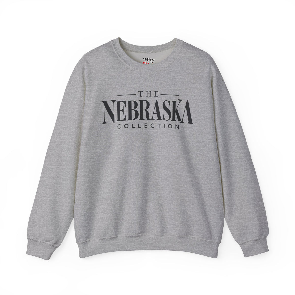 The Nebraska Collection Unisex Crewneck Sweatshirt State Name Graphic