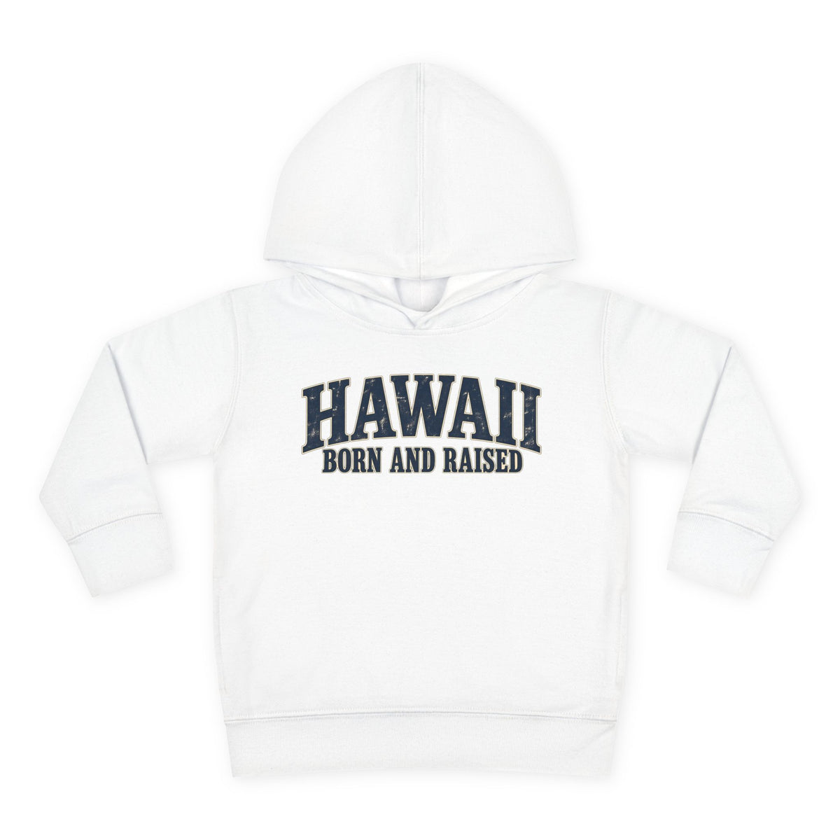 Hawaii Born and Raised Local Pride Unisex Toddler Pullover Fleece Hoodie