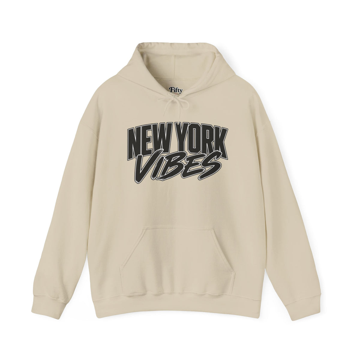 New York Vibes Unisex Hoodie State Name Graphic