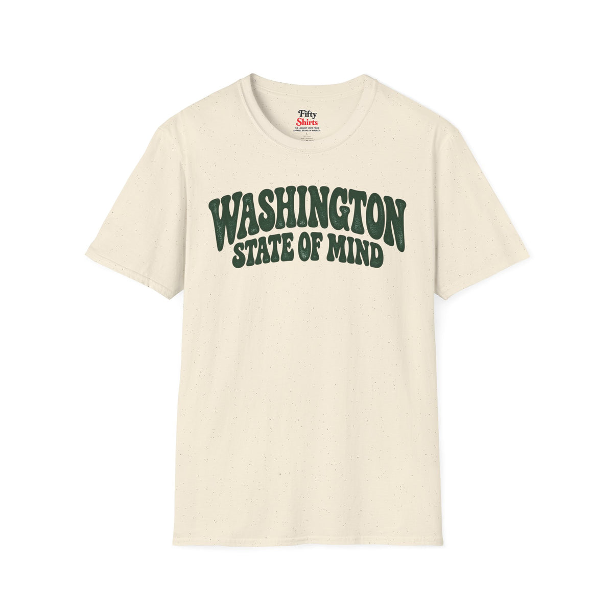 Washington State of Mind Unisex Softstyle T Shirt State Name Graphic Tee