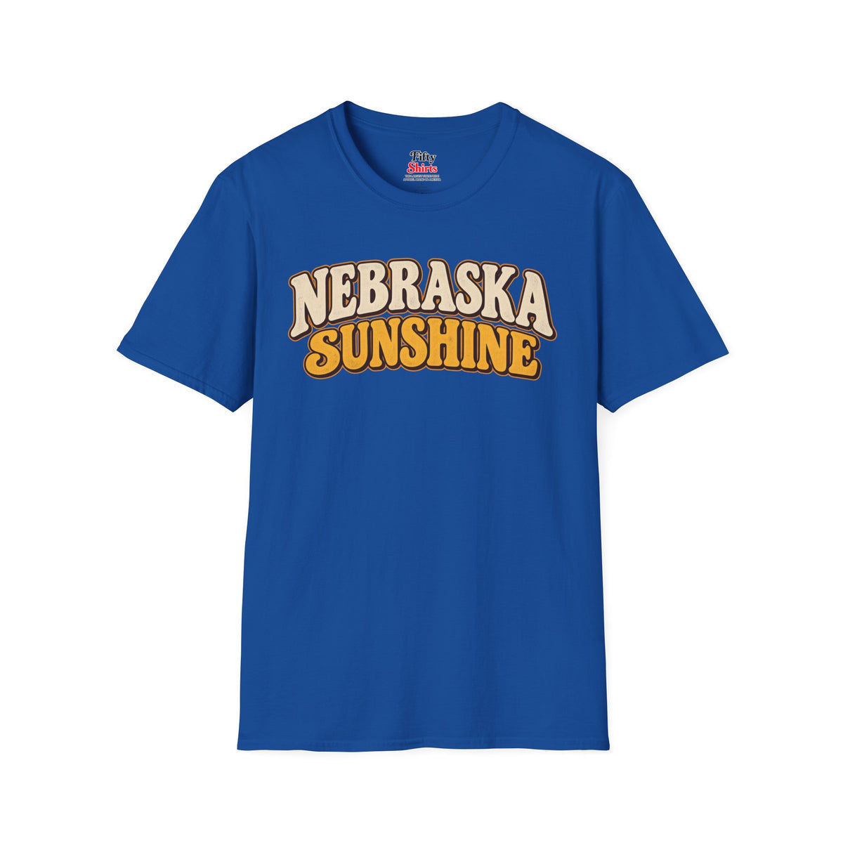 Nebraska Sunshine Unisex Softstyle T Shirt State Name Graphic Tee
