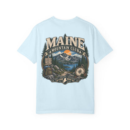 Maine Mountain Club Unisex Comfort Color 1717 Streetwear Graphic Tee