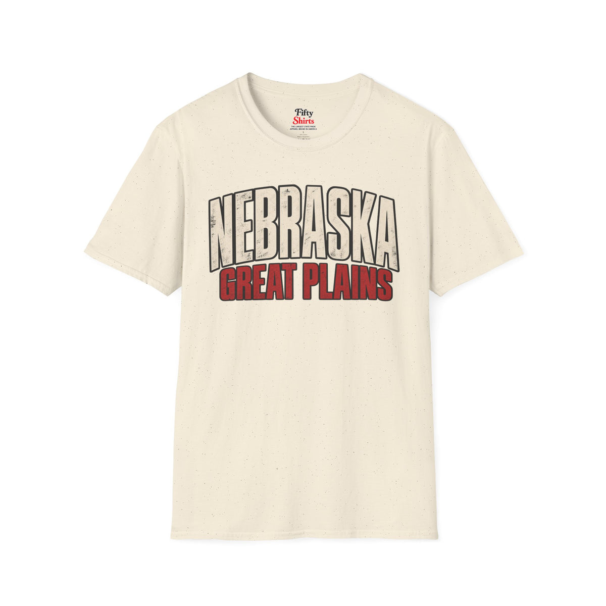 Nebraska Great Plains Unisex Softstyle T Shirt State Name Graphic Tee