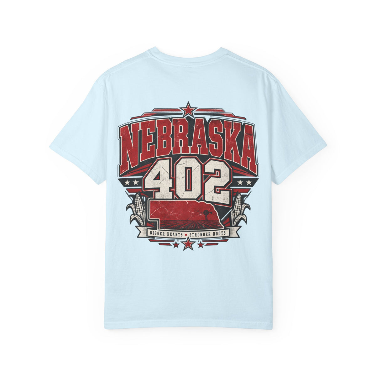Nebraska 402 Unisex Comfort Color 1717 Streetwear Graphic Tee