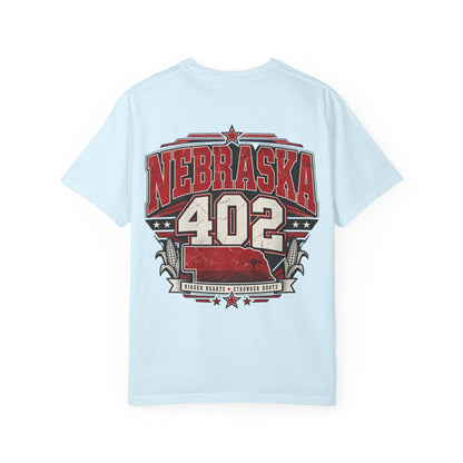 Nebraska 402 Unisex Comfort Color 1717 Streetwear Graphic Tee