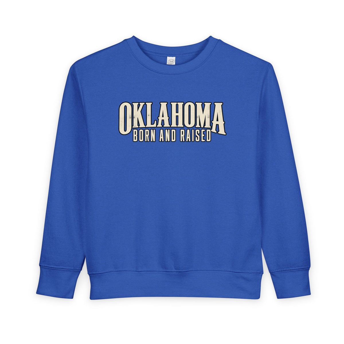Oklahoma Born and Raised Premium Heritage Unisex Toddler Sweatshirt