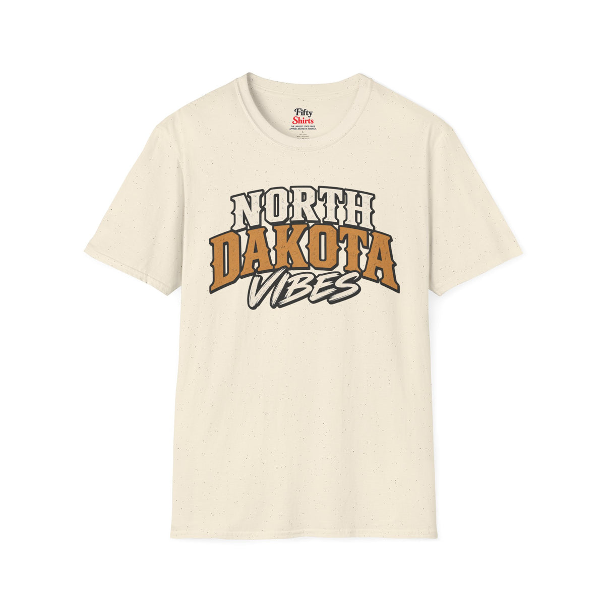 North Dakota Vibes Unisex Softstyle T Shirt State Name Graphic Tee