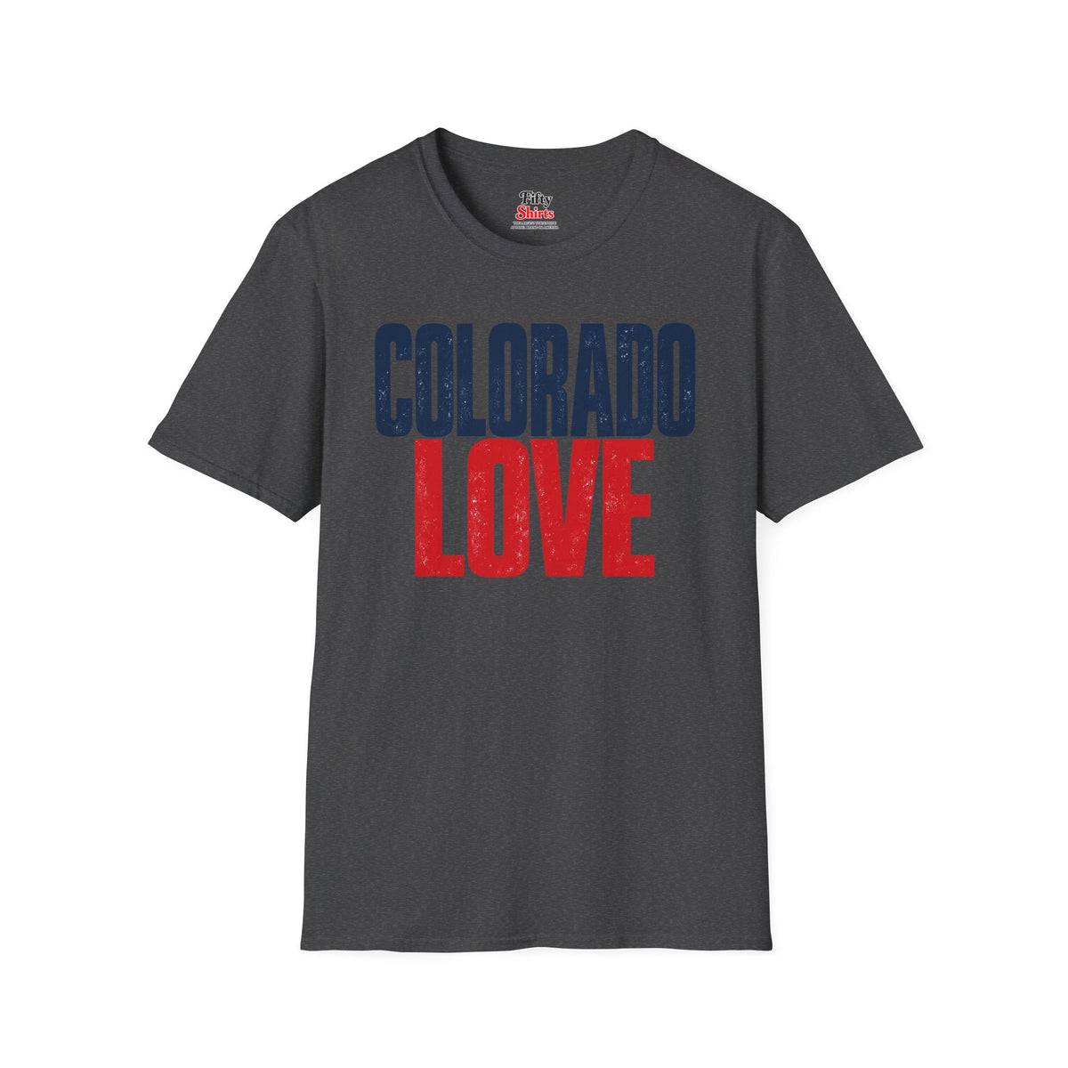 Colorado Love Unisex Softstyle T Shirt State Name Graphic Tee