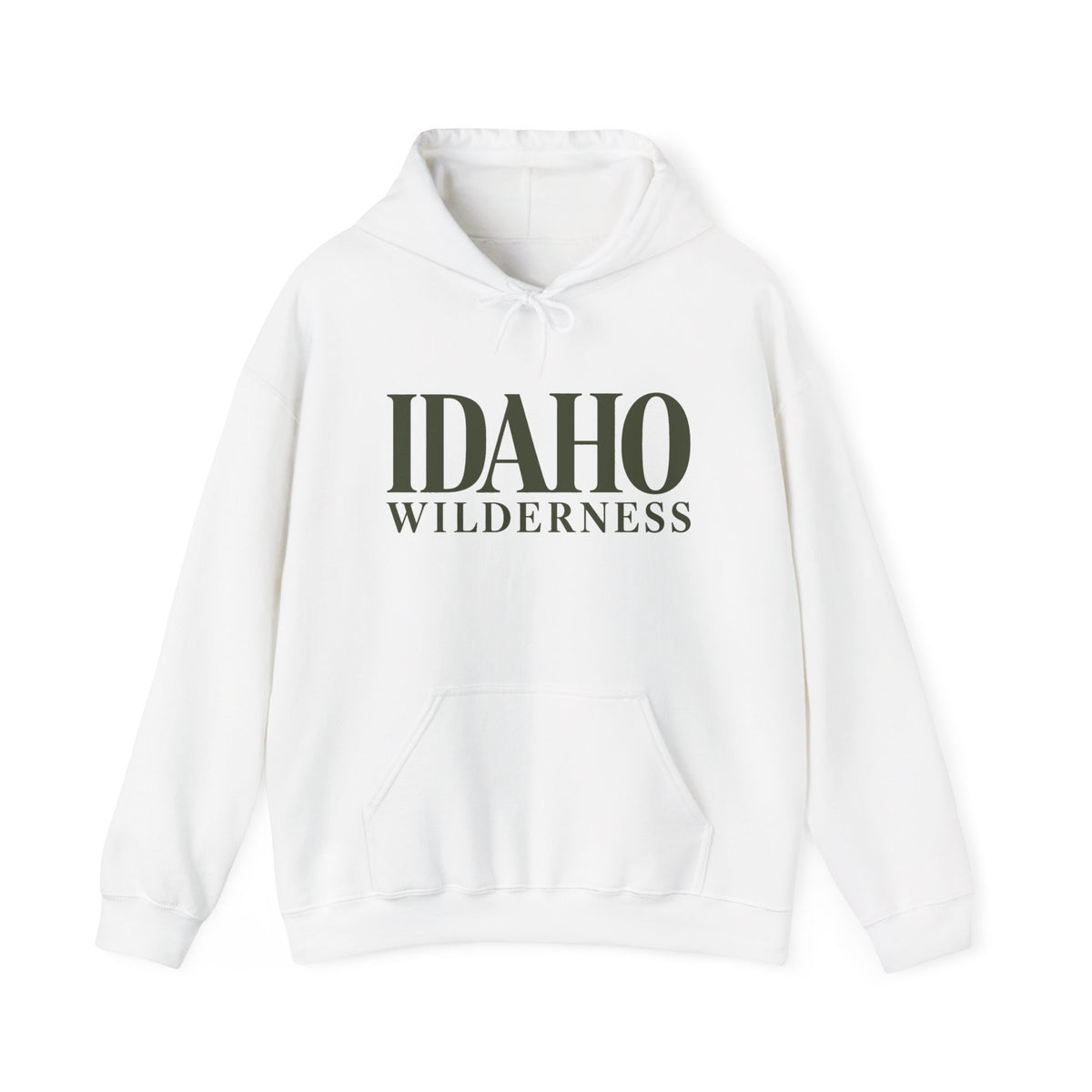Idaho Wilderness Unisex Hoodie State Name Graphic