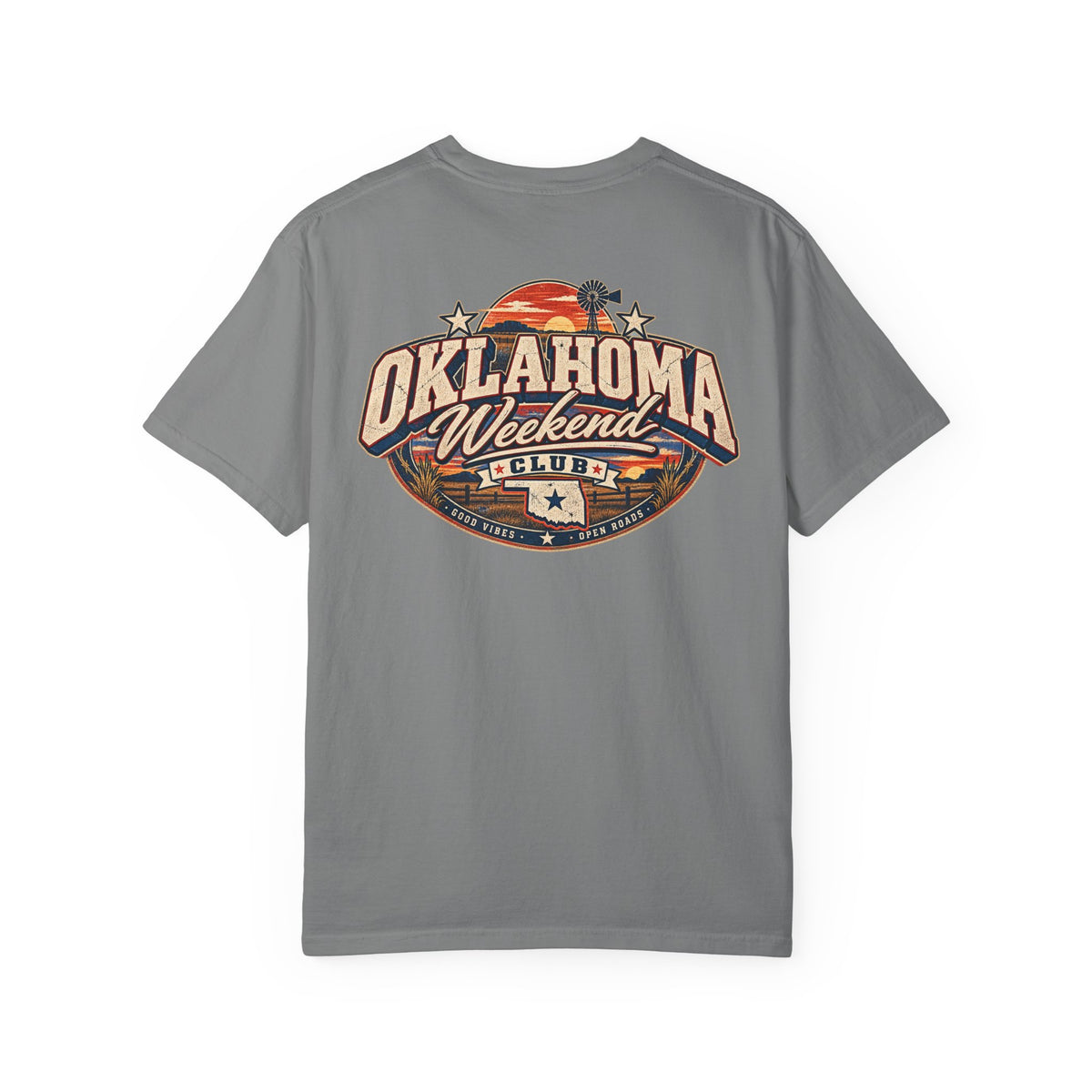 Oklahoma Weekend Club Unisex Comfort Color 1717 Streetwear Graphic Tee