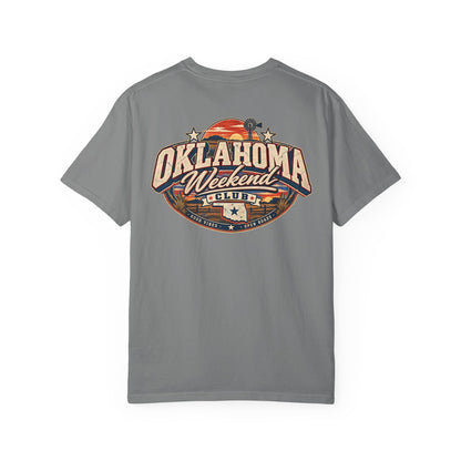 Oklahoma Weekend Club Unisex Comfort Color 1717 Streetwear Graphic Tee
